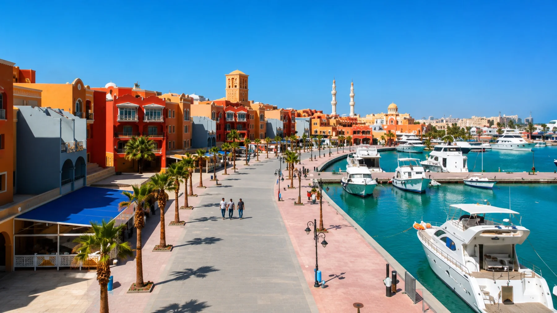 Hurghada Marina on the Red Sea