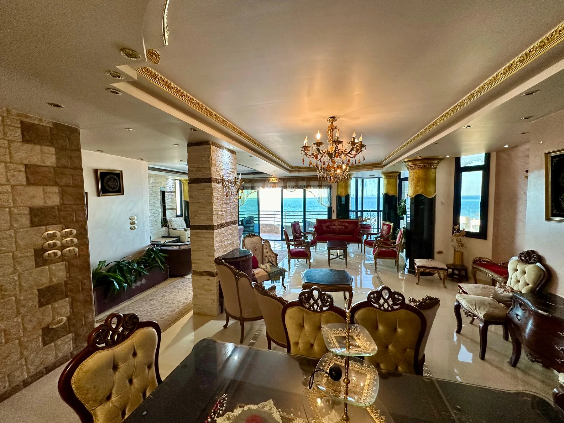 Panoramic Sea-View Four-Bedroom Apartment in Qiadat