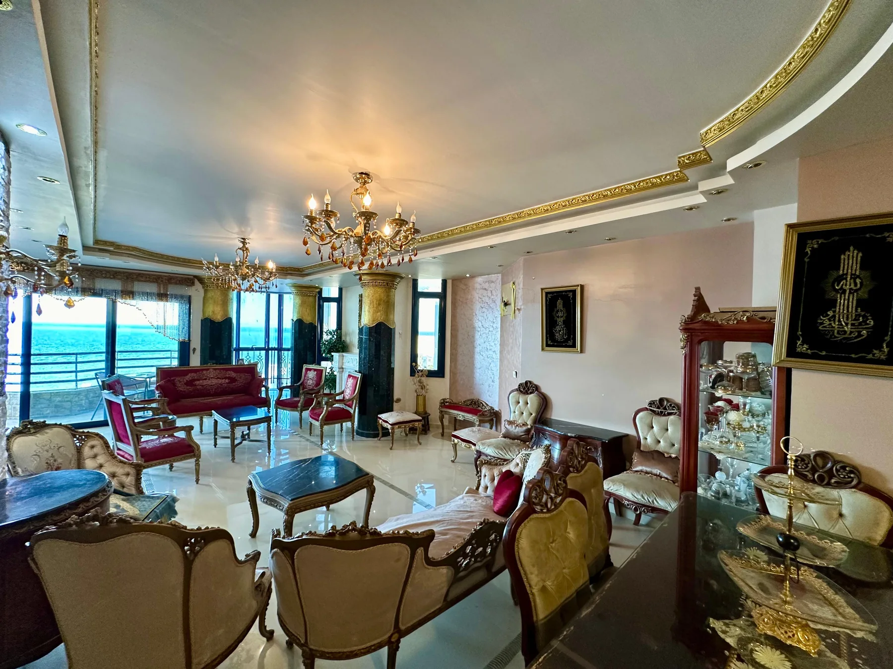 Panoramic Sea-View Four-Bedroom Apartment in Qiadat