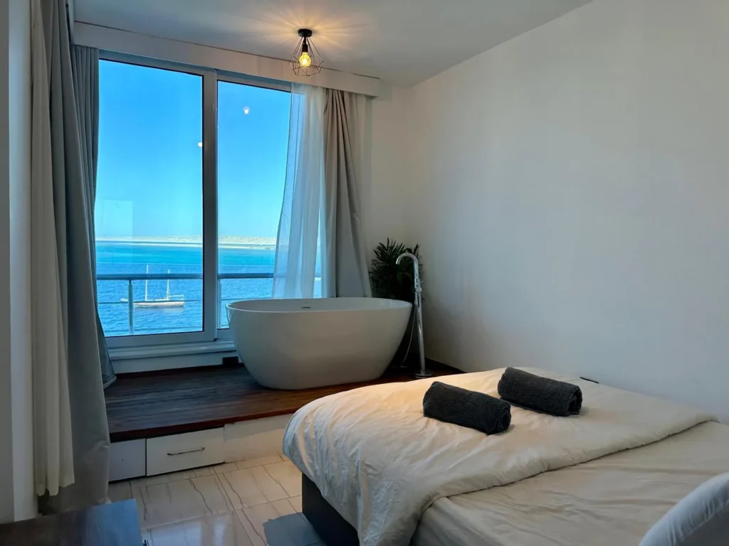 Two-Bedroom Sea-View Apartment in Hurghada City Centre