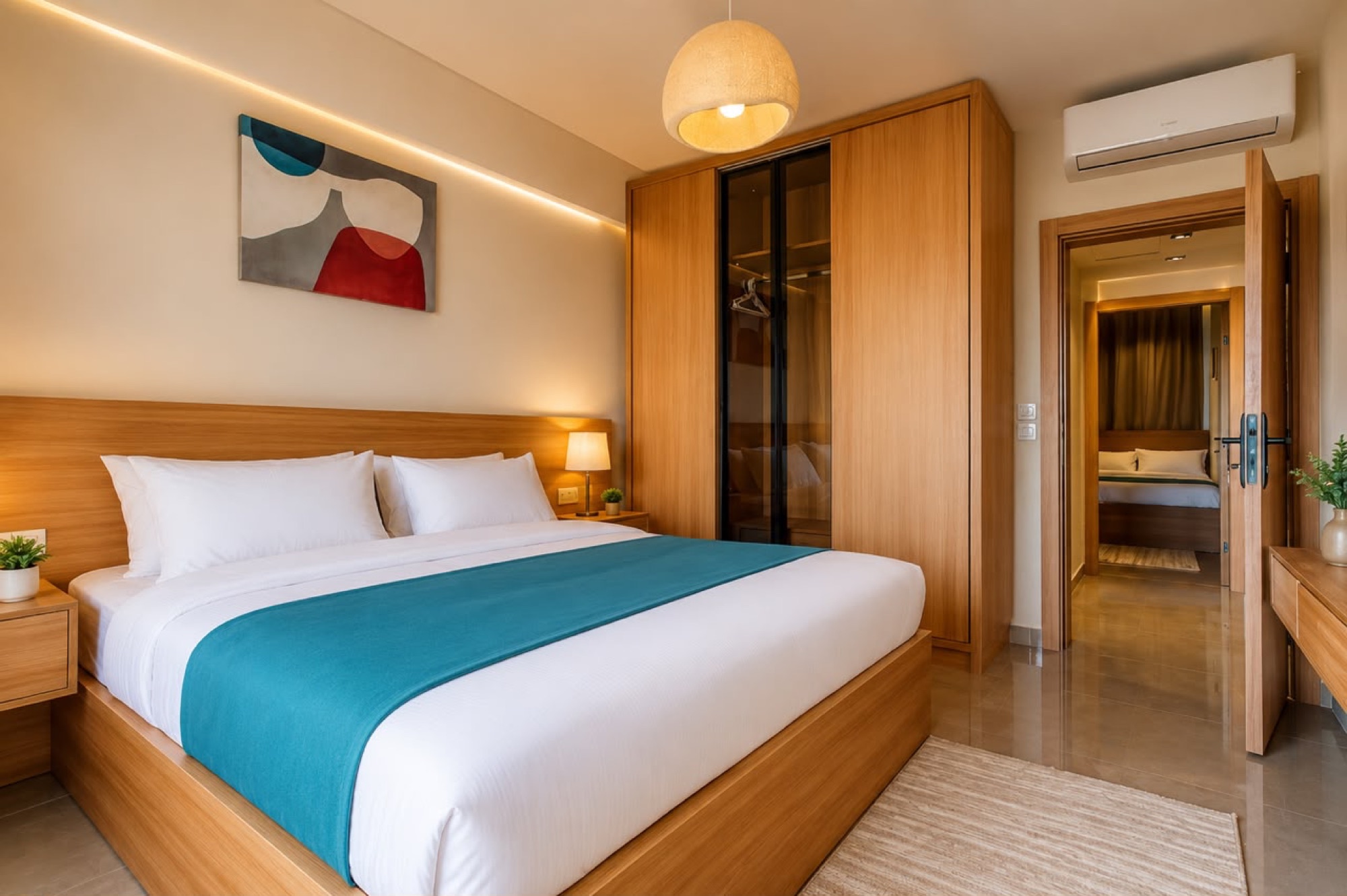Furnished Two-Bedroom Apartment with Private Rooftop at Bay View, Sahl Hasheesh
