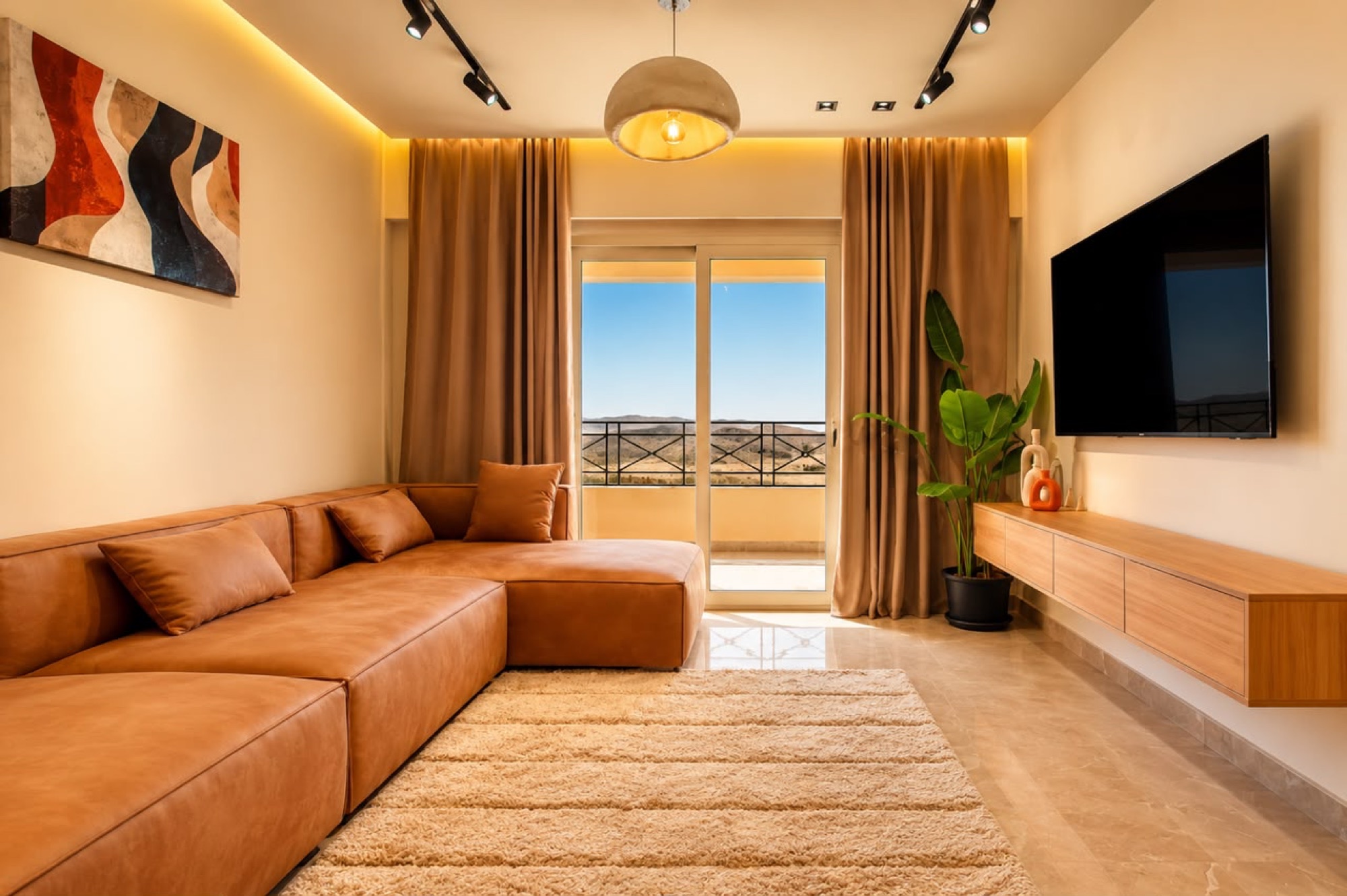 Furnished Two-Bedroom Apartment with Private Rooftop at Bay View, Sahl Hasheesh