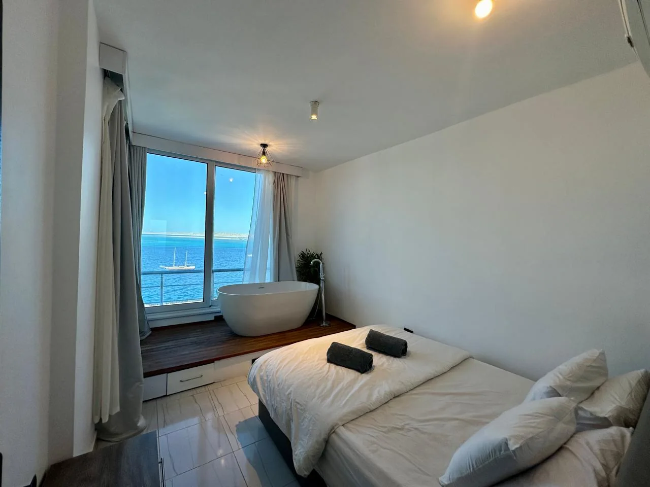 Two-Bedroom Sea-View Apartment in Hurghada City Centre