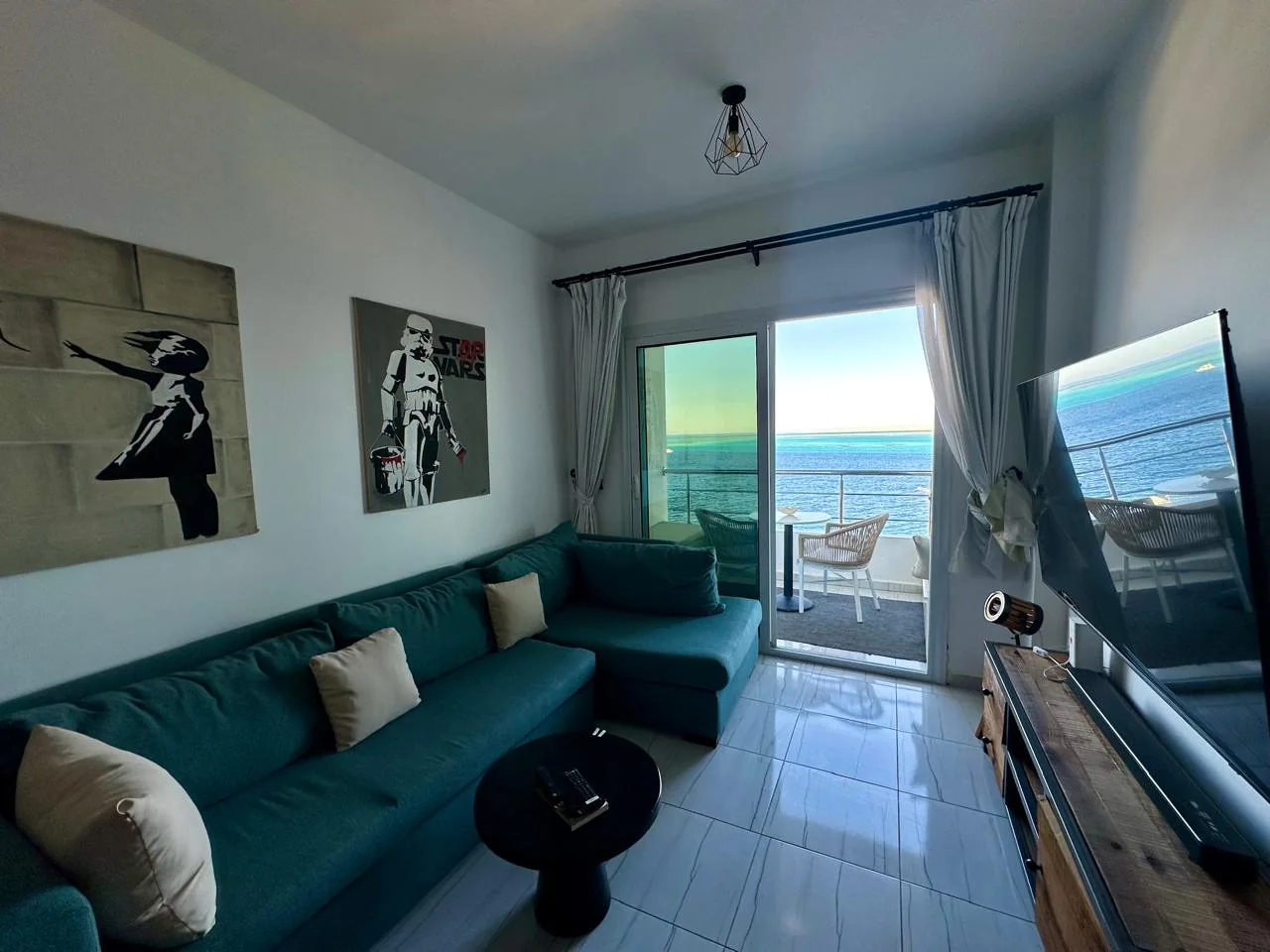 Two-Bedroom Sea-View Apartment in Hurghada City Centre