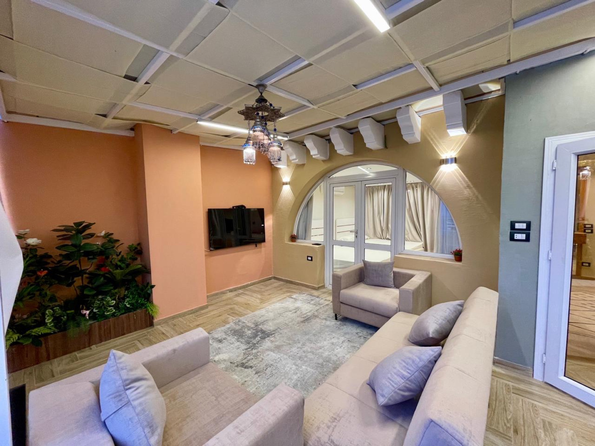 One-Bedroom Apartment with Private Beach Access at Hurghada Marina
