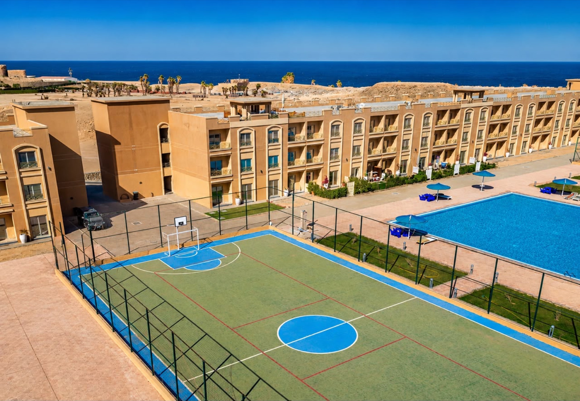 Furnished Two-Bedroom Apartment with Private Rooftop at Bay View, Sahl Hasheesh