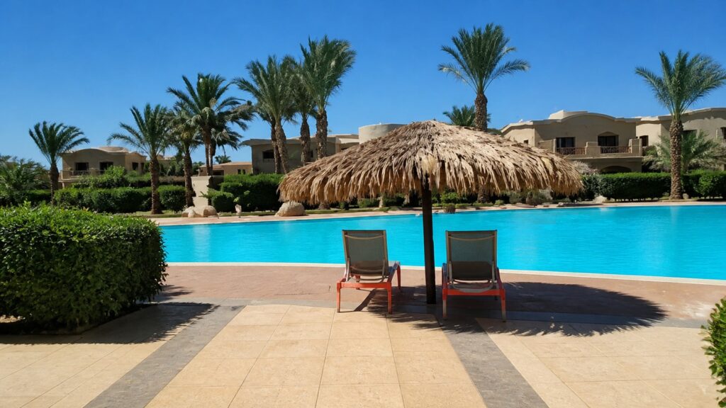 Furnished One-Bedroom Ground-Floor Chalet in Palma Resort