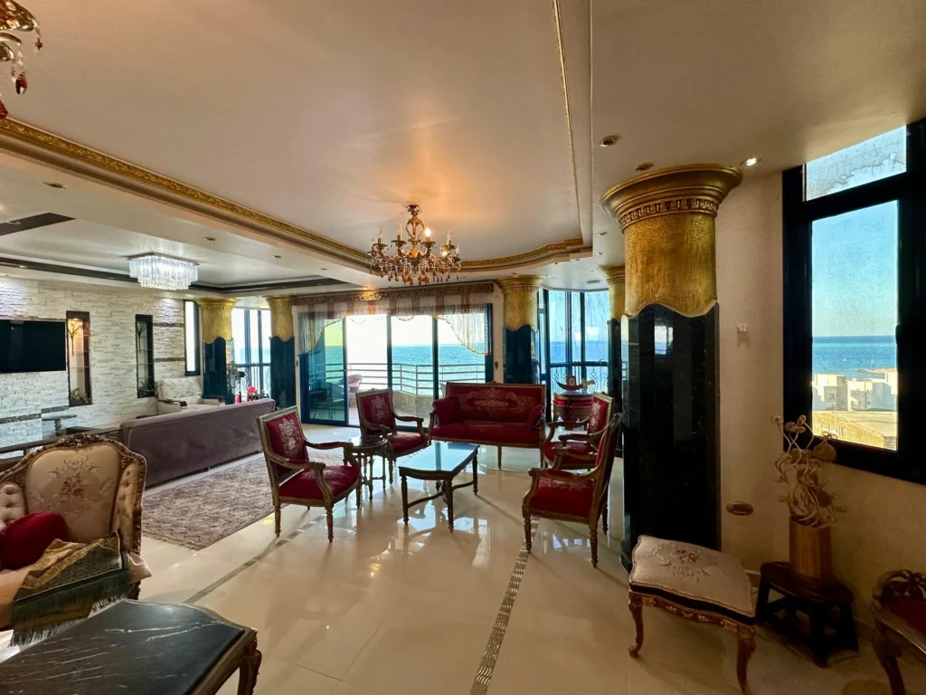 Panoramic Sea-View Four-Bedroom Apartment in Qiadat