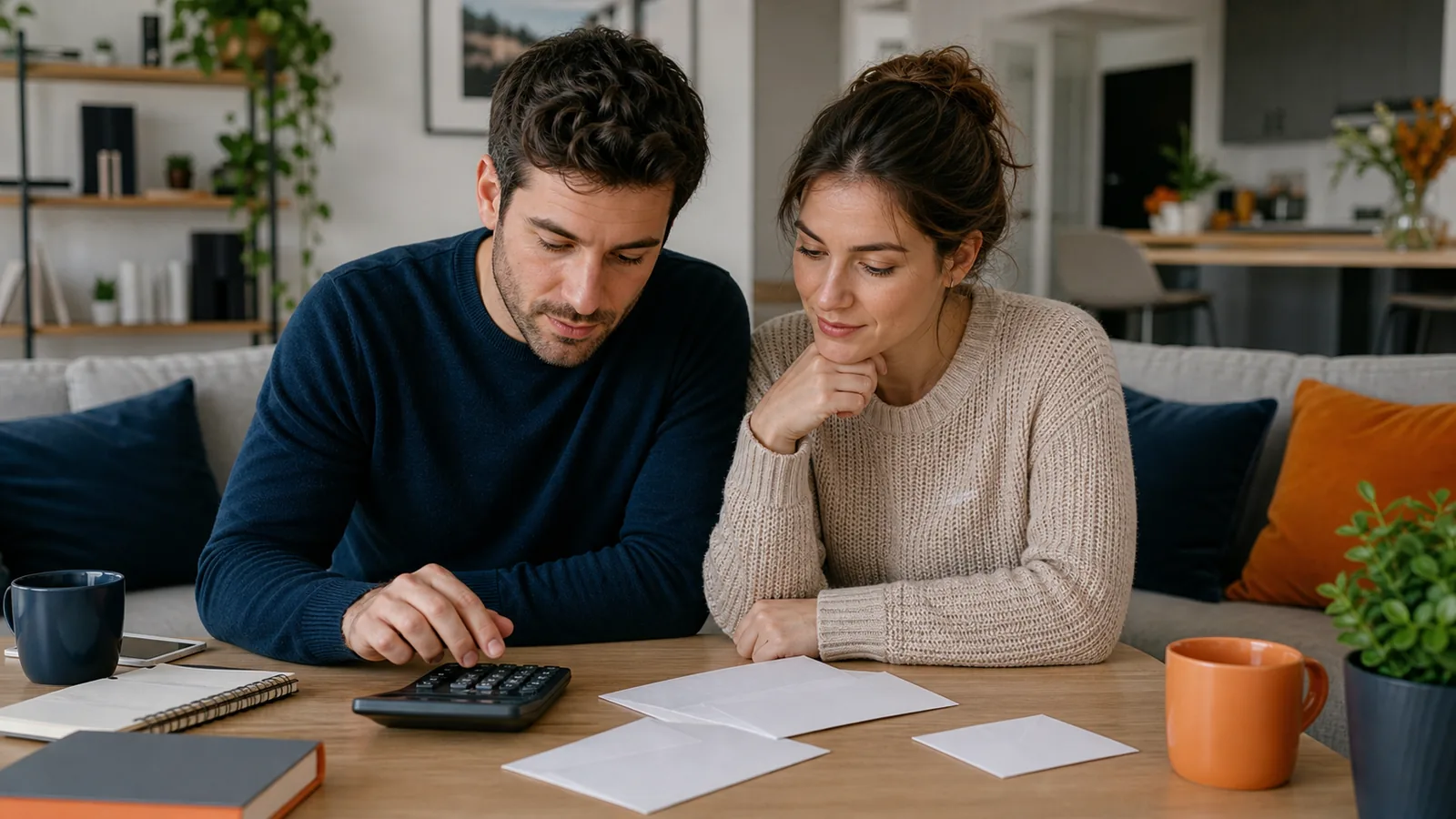 Buyer calculating purchase, furnishing and ownership costs.